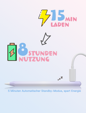 Lade das Bild in den Galerie-Viewer, MEKO Kinder Stift für iPad 15 Min Schnellladung Pencil mit Magnetischer Haftung, Palm Rejection und Neigungssensitivität für iPad 6-11 Mini 5-6 Air M2/M3/3-5 Pro M4/13&#39;&#39;/12,9&#39;&#39;/11&quot;-Farbverlauf lila
