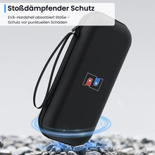 Lade das Bild in den Galerie-Viewer, MEKO Tasche für Nintendo Switch 2 (2025) Robuste 600D-Polyester-Switch-Schutzhülle mit 10 Spielkarten-Fächern, stoßfestem Eva-Innenfutter &amp; Vollschutz-Design (Schwarz)

