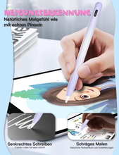Lade das Bild in den Galerie-Viewer, MEKO Kinder Stift für iPad 15 Min Schnellladung Pencil mit Magnetischer Haftung, Palm Rejection und Neigungssensitivität für iPad 6-11 Mini 5-6 Air M2/M3/3-5 Pro M4/13&#39;&#39;/12,9&#39;&#39;/11&quot;-Farbverlauf lila

