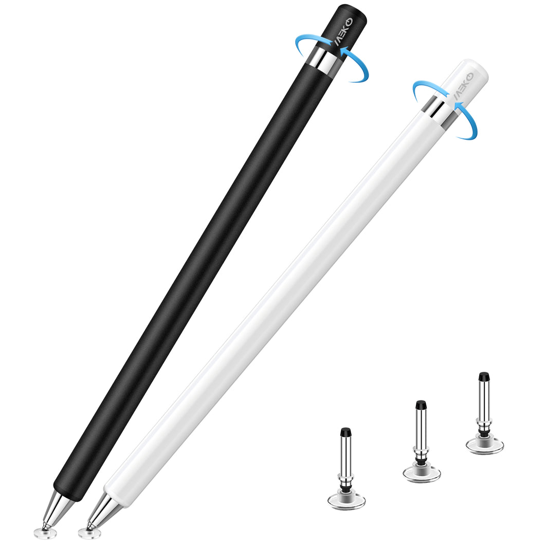 Drehbarer Stift für Tablet Eingabestift Disc Touchscreen Touch Pen (2 Stücke)